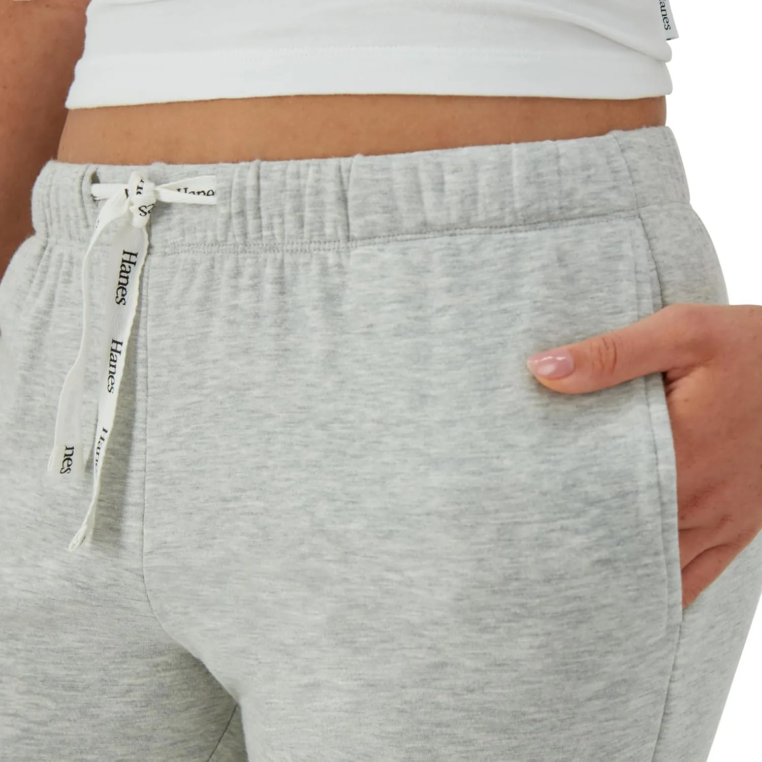 Hanes Originals Comfywear French Terry Joggers, Lightweight Lounge Pants for Women, 28"