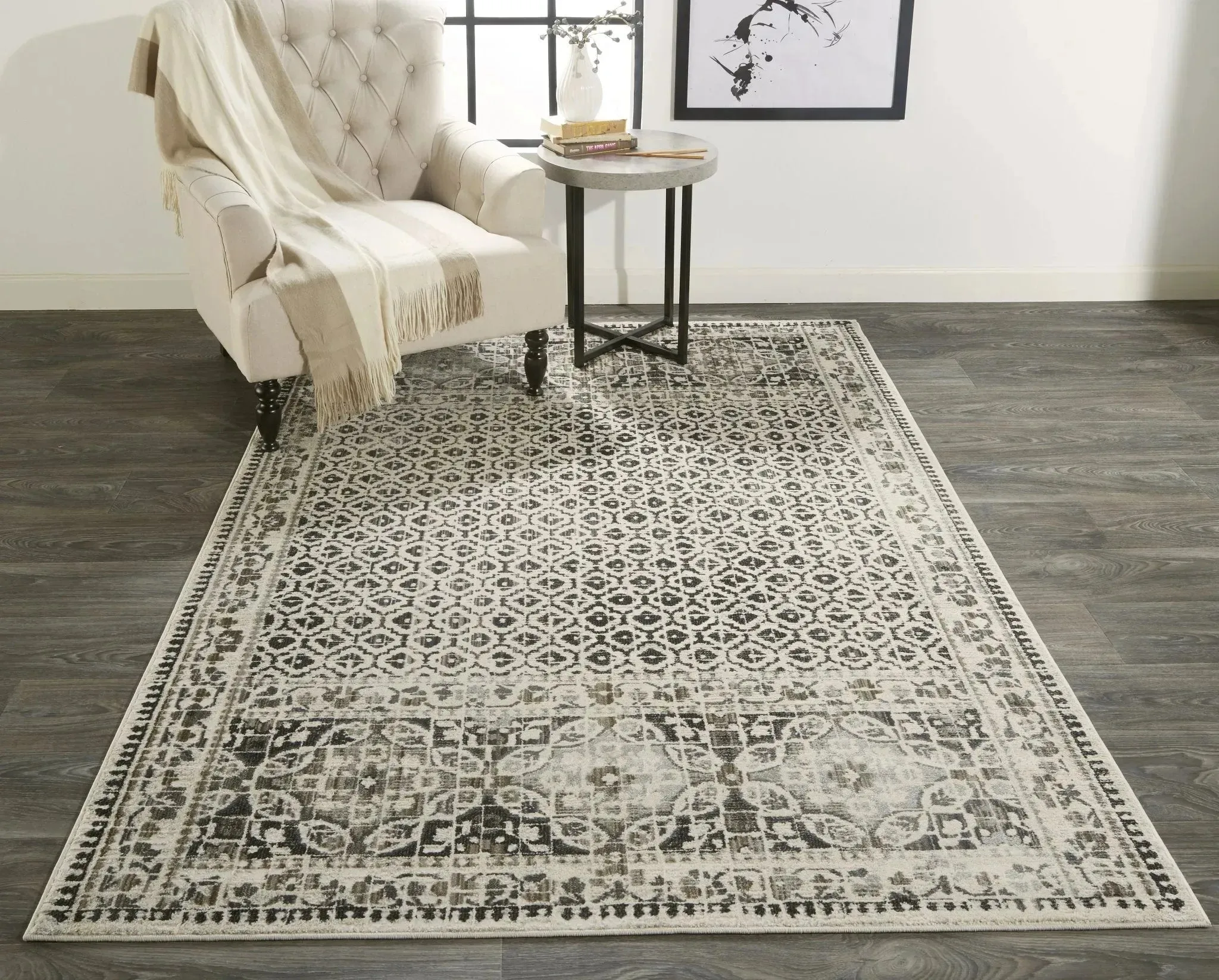 Kano 8643874F Grey/Ivory Rug