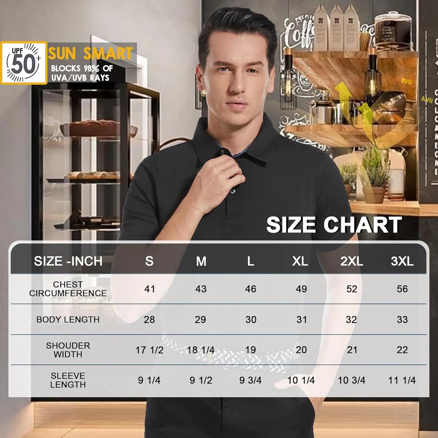 Mens Polo Shirts Short Casual Solid Stylish Dry Fit Performance Designed Collared Golf Polo Shirts for Men