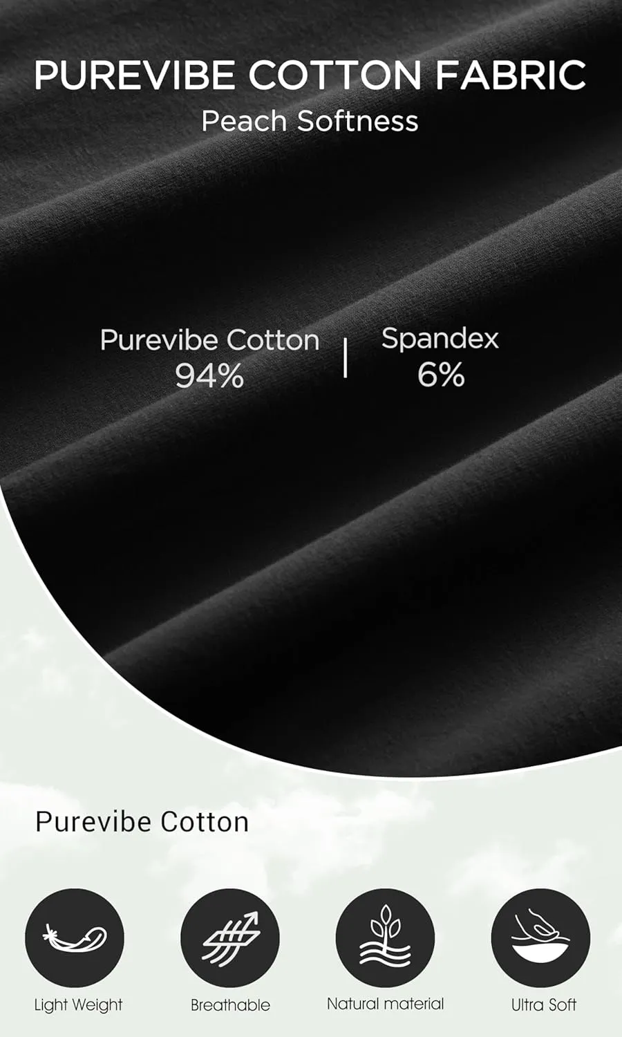 ODODOS Cargo Jogger Pants for Women Purevibe Cotton Mid Waist Track Cuff Lounge Sweatpant with Pockets