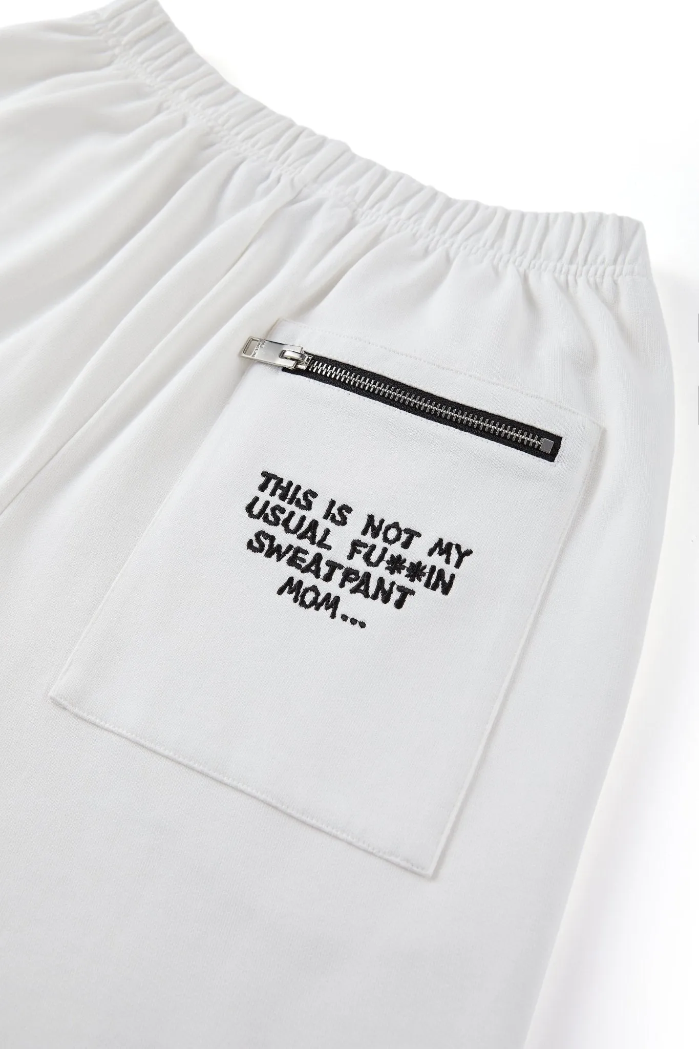 PUNWORLD FLEECE SWEATPANTS WHITE
