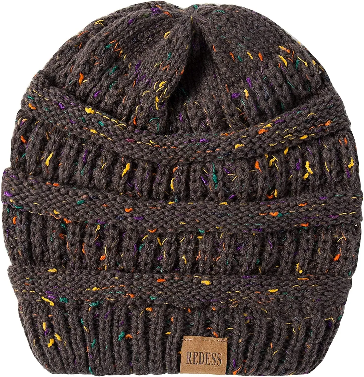 REDESS Slouchy Beanie Hat for Men and Women Winter Warm Chunky Soft Oversized Cable Knit Cap