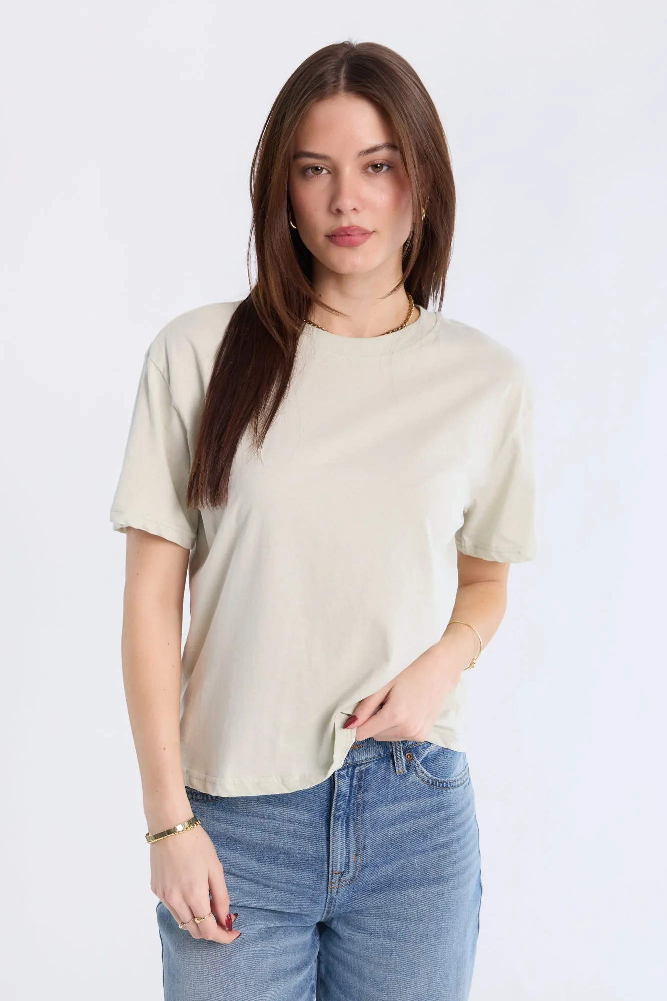 Relaxed Fit Crewneck Tee
