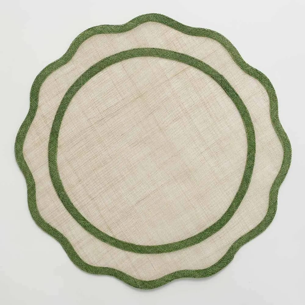 Scalloped Rice Paper Placemat