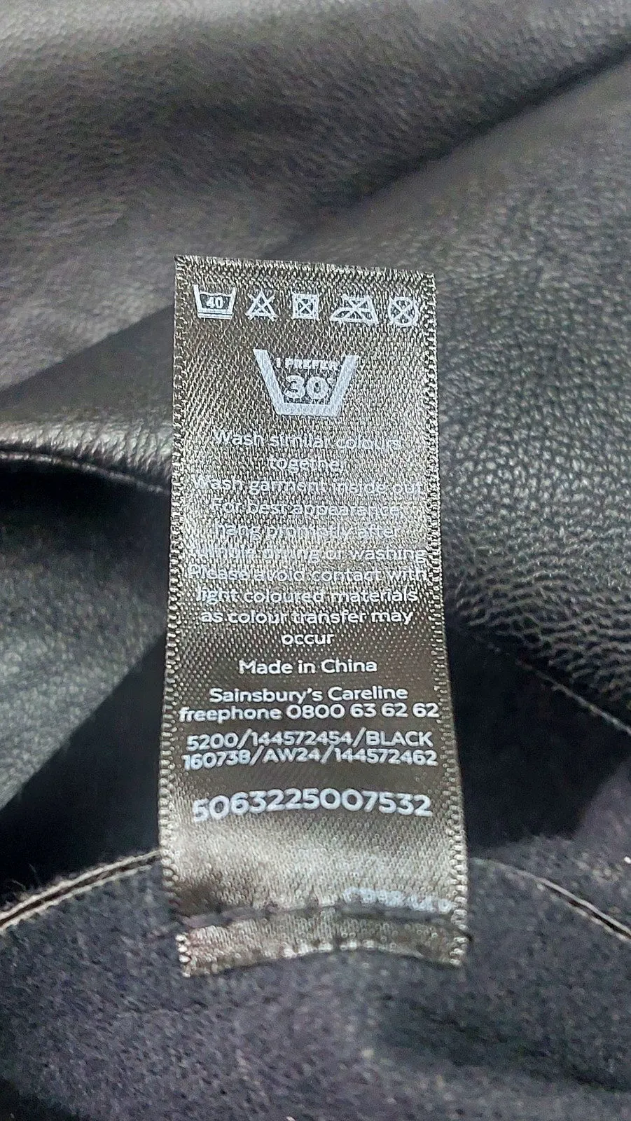 Tu Sainsburys Black Victoria Skirt UK 8